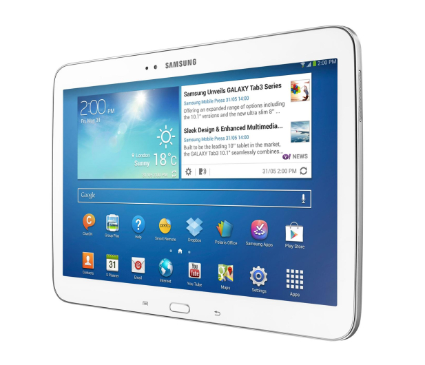 Samsung Galaxy Tab 3 P5210 DC/1024/16/Android 4.2 biały - 152878 - zdjęcie 4